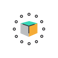 yellow_building block cube