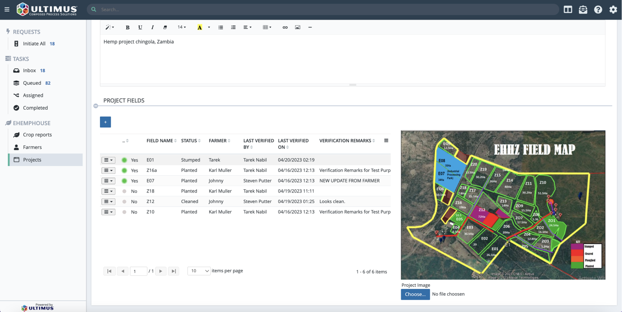 Project Management Dashboard