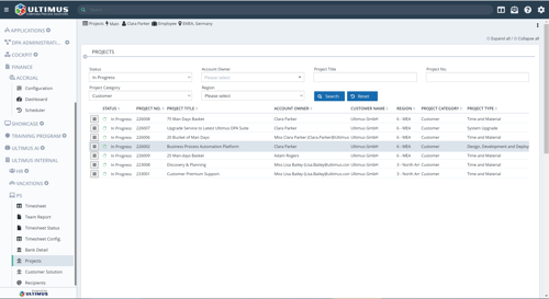 PSA Projects View1