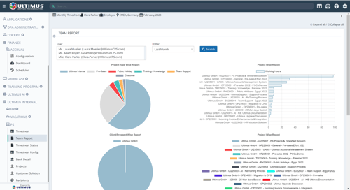 professional services automation Team Report2