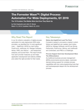 Forrester Wave Report Digital Process Automation