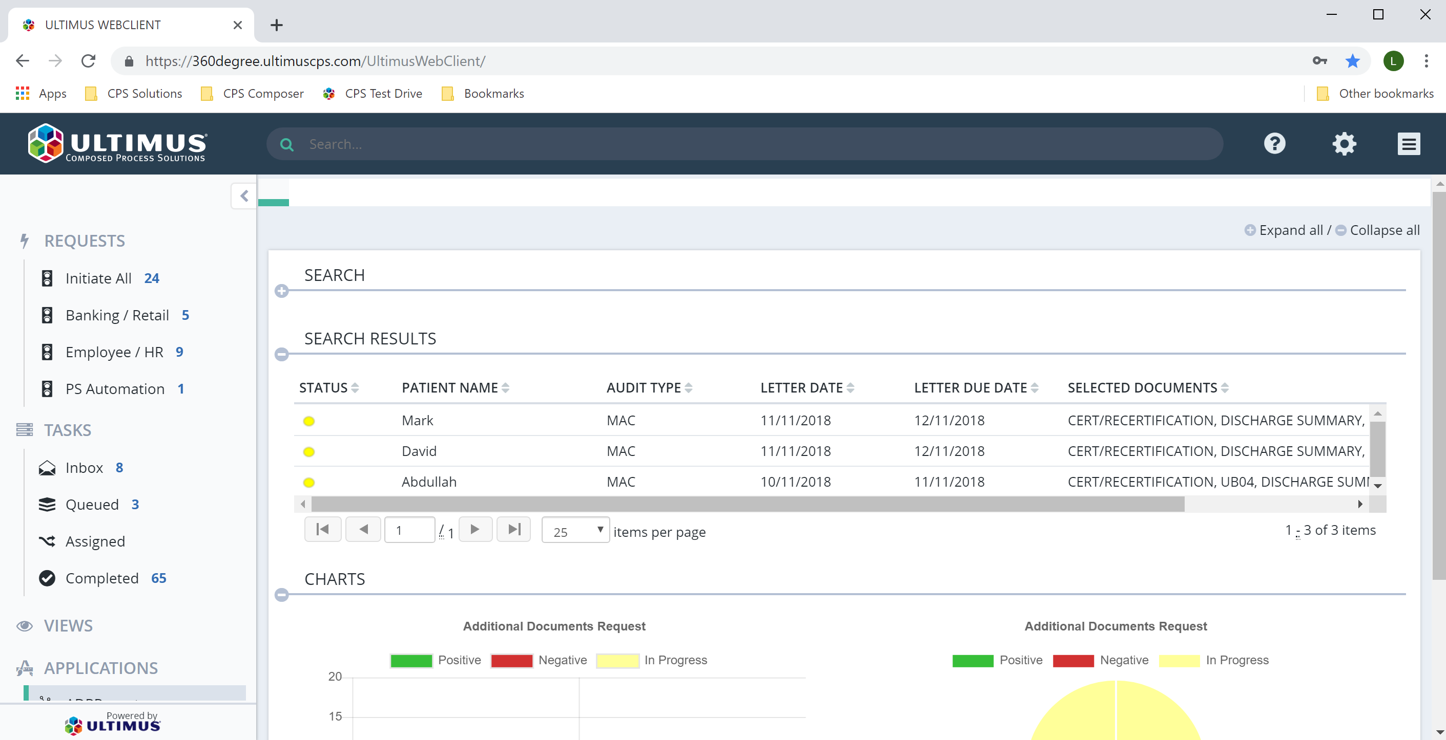 ADR status dashboard