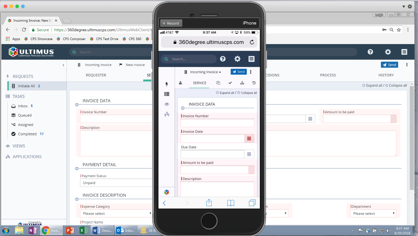 Incoming Invoice process